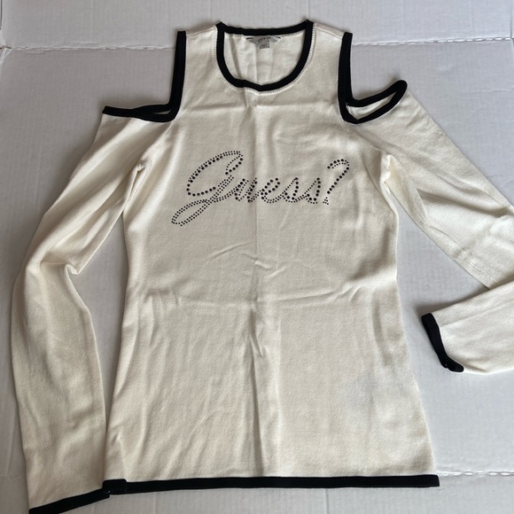 Guess Sweater with shoulder cutouts. NWOT - Picture 1 of 9